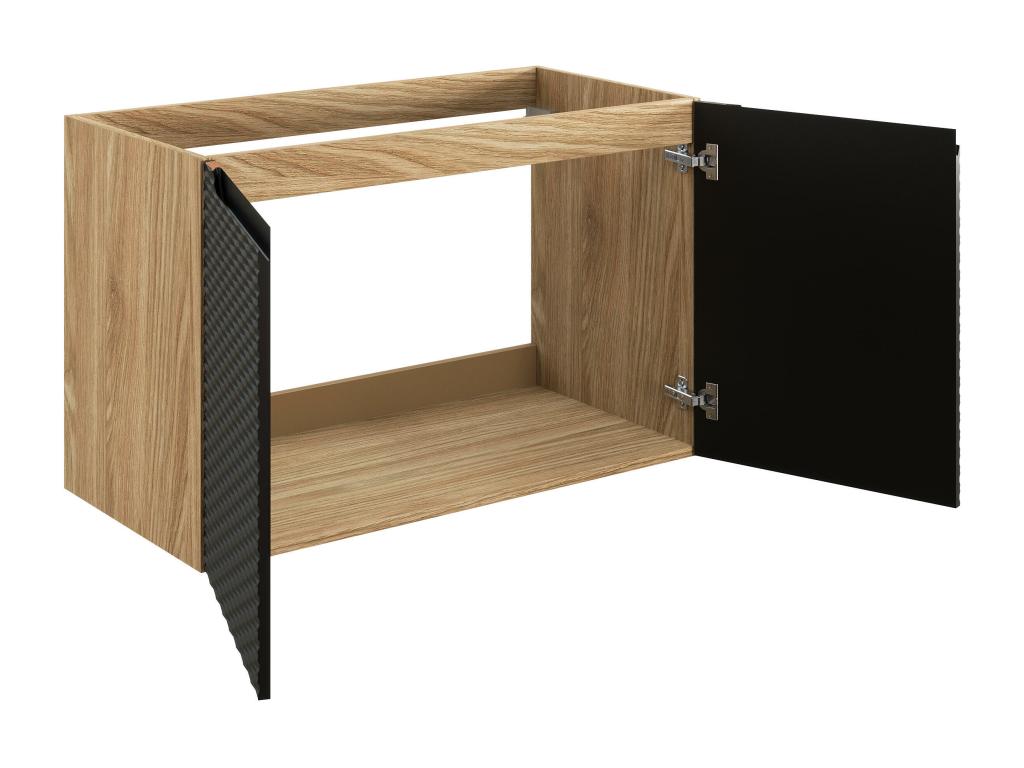 Cabinet Under Sinks Boisona CUW90 2D 90x46x57 Black ZTNJ28875