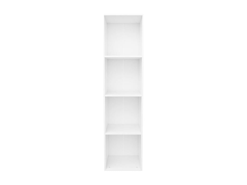 White Bookcase/TV Unit 36x30x143 cm Engineered Wood TJMI55155
