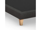 Upholstered bed base, dark night - Boisona 2x100x210 LDFQ86452
