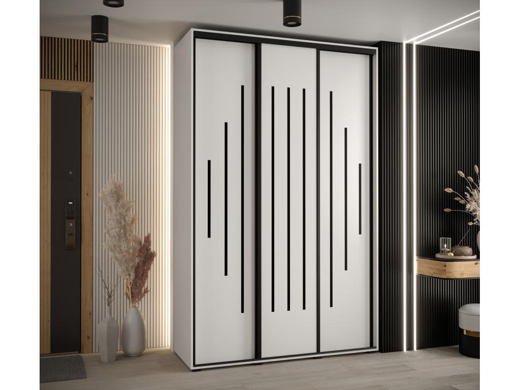Boisona 12 Sliding Door Wardrobe 235.2/160/45 3 Doors FNUD80999