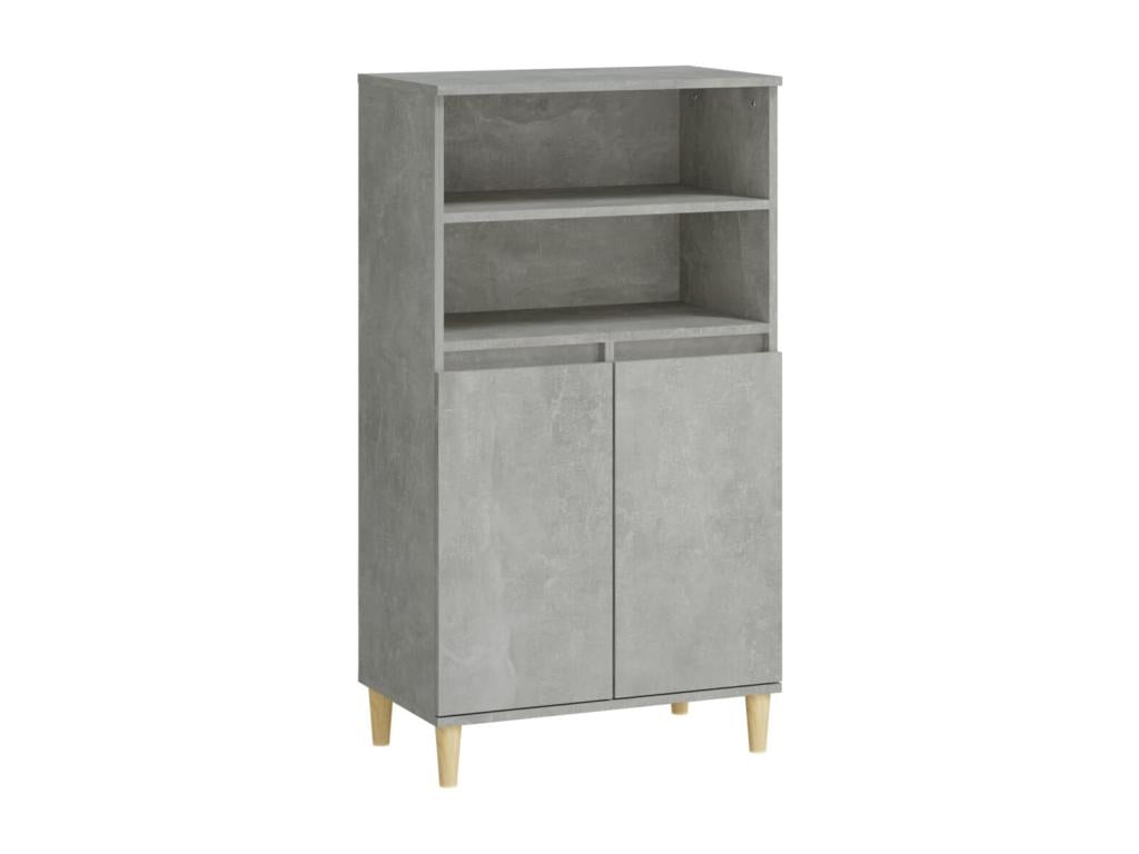 High sideboard, concrete grey, 60x36x110 cm, engineered wood, GDJO86329