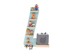 Boisona Wooden Letter L Shelf Children's Figurines Boisona Wall Shelf Boisona Green KBGX11570