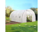 Boisona 4x3m FSIX90919 4-Season Tunnel Greenhouse, 12m², White