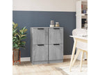 Boisona 2-piece sideboard set, grey, 30x30x70 cm, engineered wood, OCKV73177