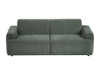 Boisona GYTU99461 3-seater sofa in green fabric