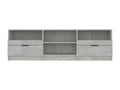 TV stand, concrete grey, 150x33.5x45 cm, engineered wood, YUDU59450