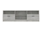 TV stand, concrete grey, 150x33.5x45 cm, engineered wood, YUDU59450