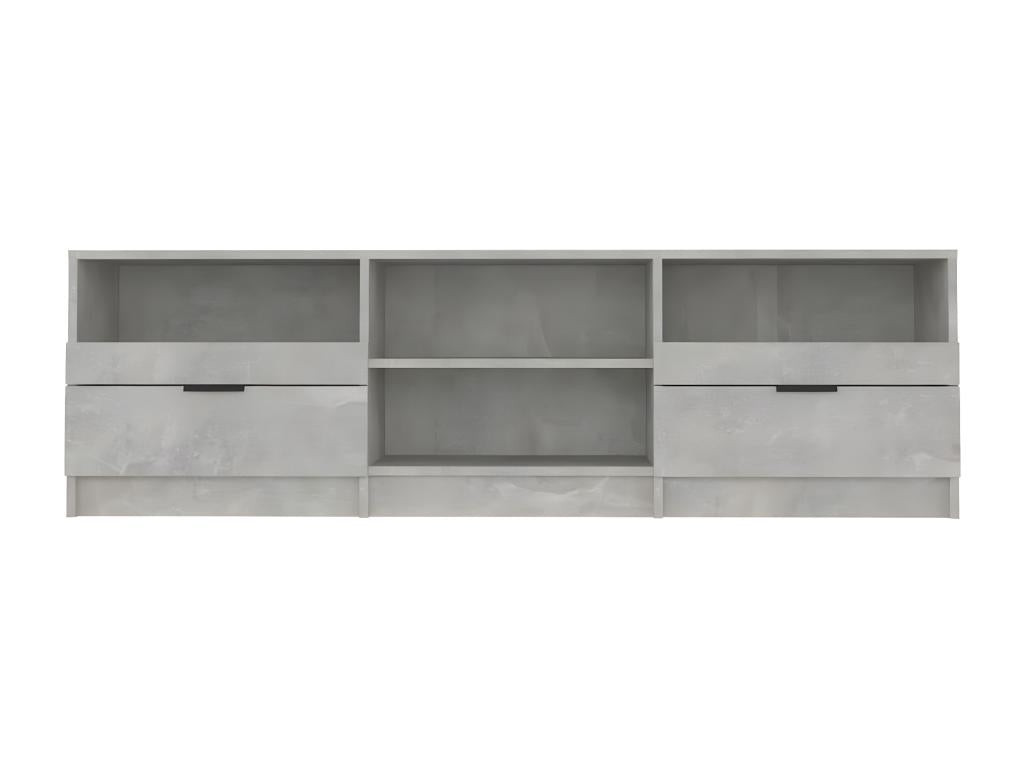 TV stand, concrete grey, 150x33.5x45 cm, engineered wood, YUDU59450