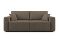 Boisona Sofa with pull-out seat in waterproof fabric T02 180 cm brown JJYY23187
