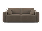 Boisona Sofa with pull-out seat in waterproof fabric T02 180 cm brown JJYY23187