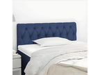 Blue Headboard 100x7x78/88 cm Fabric JBES32397