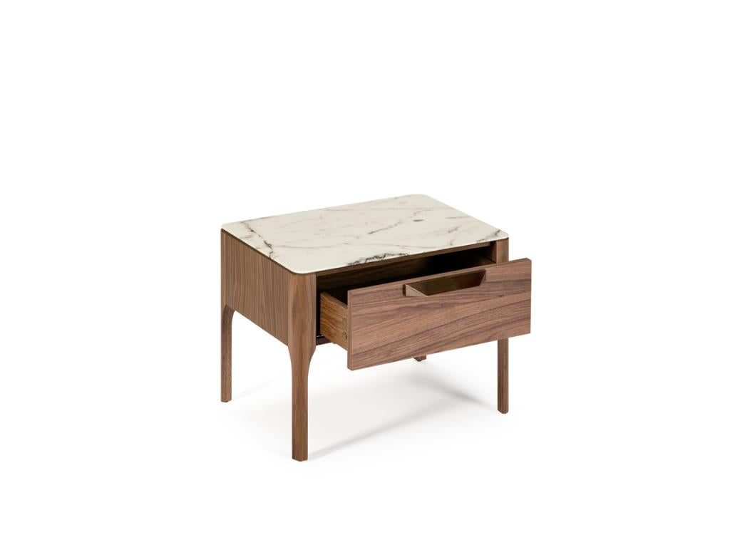 Boisona 7038 Walnut Bedside Table CMQR82118