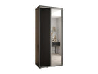 3-DOOR SLIDING WARDROBE 235.2/120/45 2 doors Black/Black/Silver OGEM85649