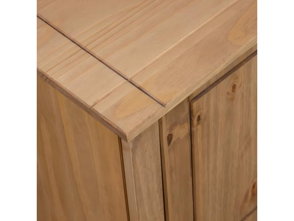 TV stand 120x40x50 cm Solid pine wood Boisona range UYLN85504